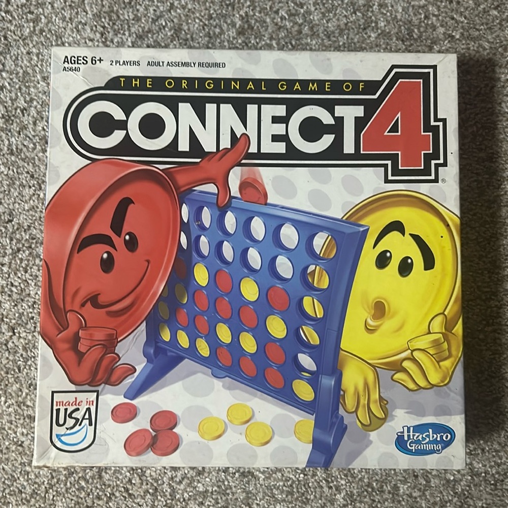 Connect Four game.  Excellent condition. All pieces are with game.